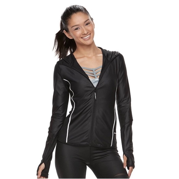 Star Wars Black Hooded Sport Jacket Size Small Her Universe - Picture 3 of 7